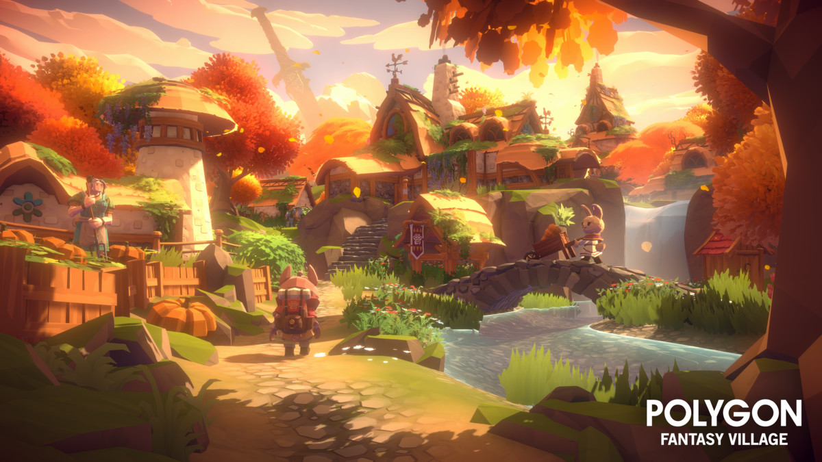 POLYGON - Fantasy Village - Art by Synty, image 5