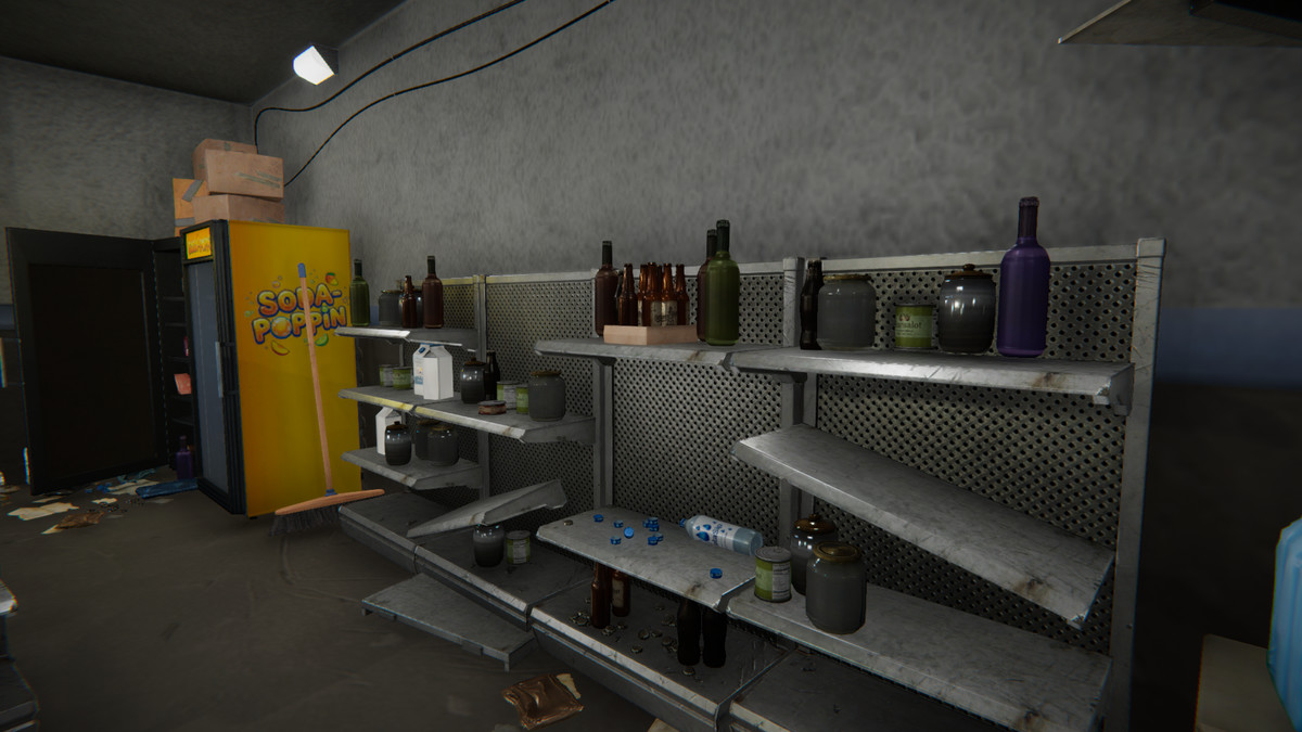 Realistic Modern Roadside Convenience Store Asset Package