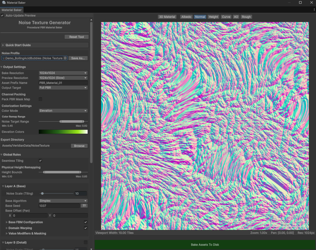 Noise Texture Generator: Procedural PBR Baker