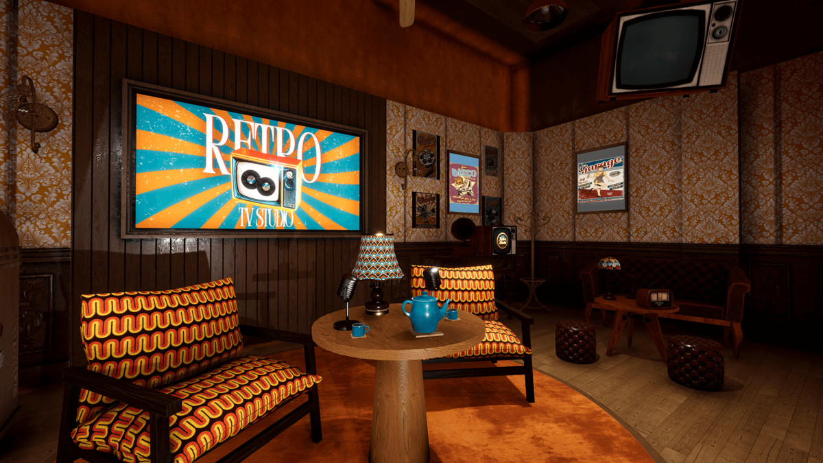 Retro TV Studio 2. (URP)