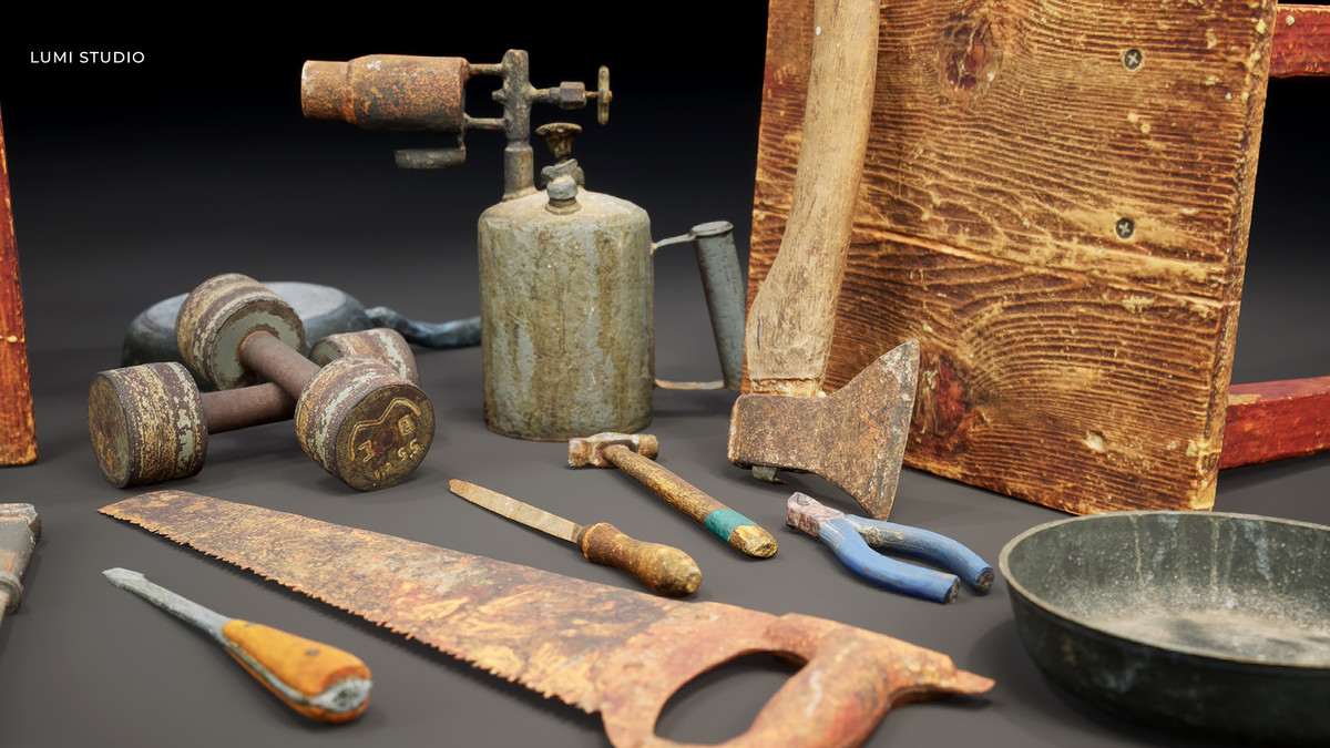 Tool Kit Workshop Props Pack