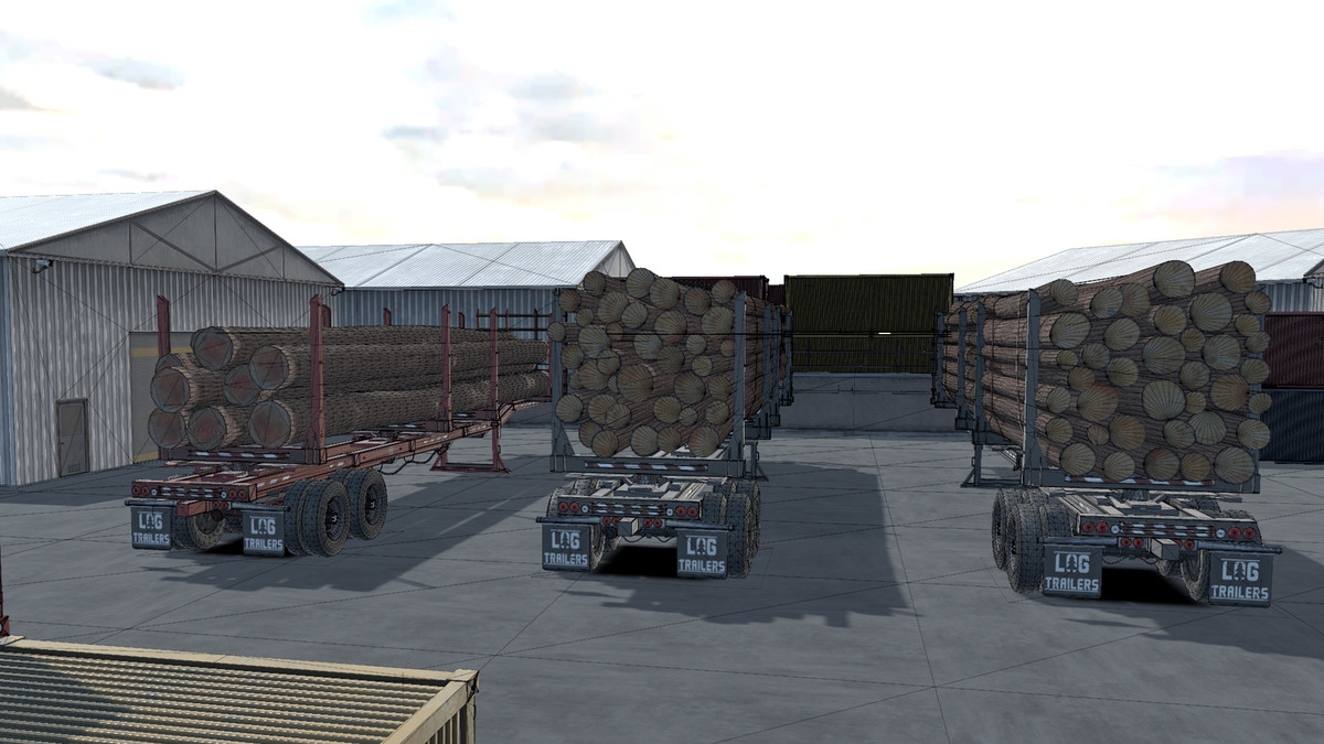 Cabover log truck