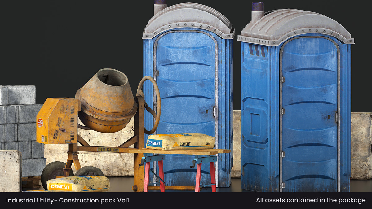 Industrial Utility - Construction Props Pack