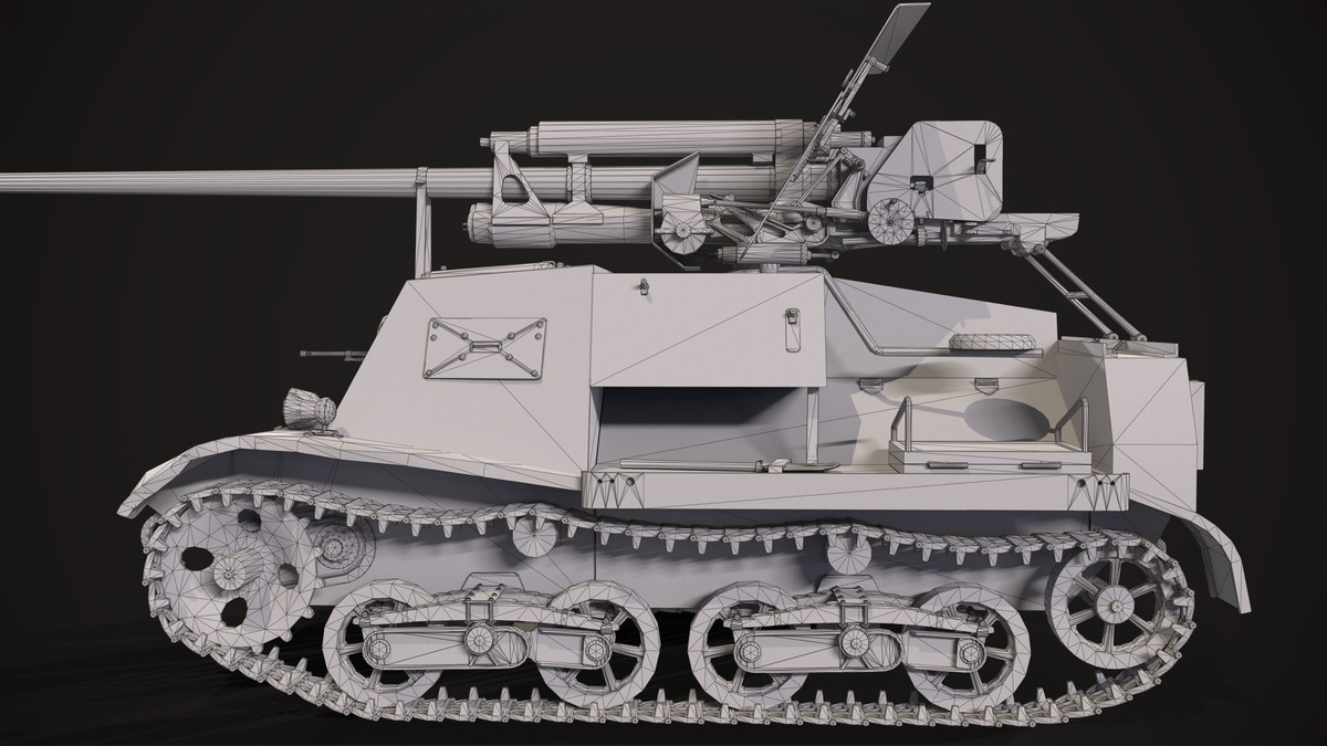 ZIS 30 Military Self Propelled Artillery Unit