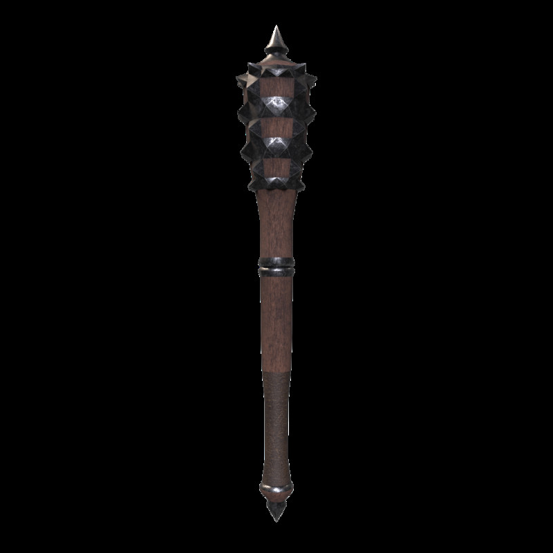 Modular Melee Mace Pack | Low Poly Stylized Melee Weapon Procedural Parts Pack