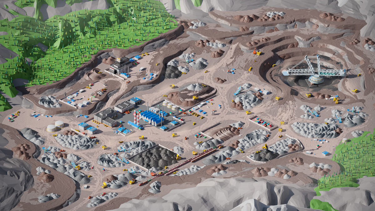 Mining Industry - Low Poly 3D Models Pack