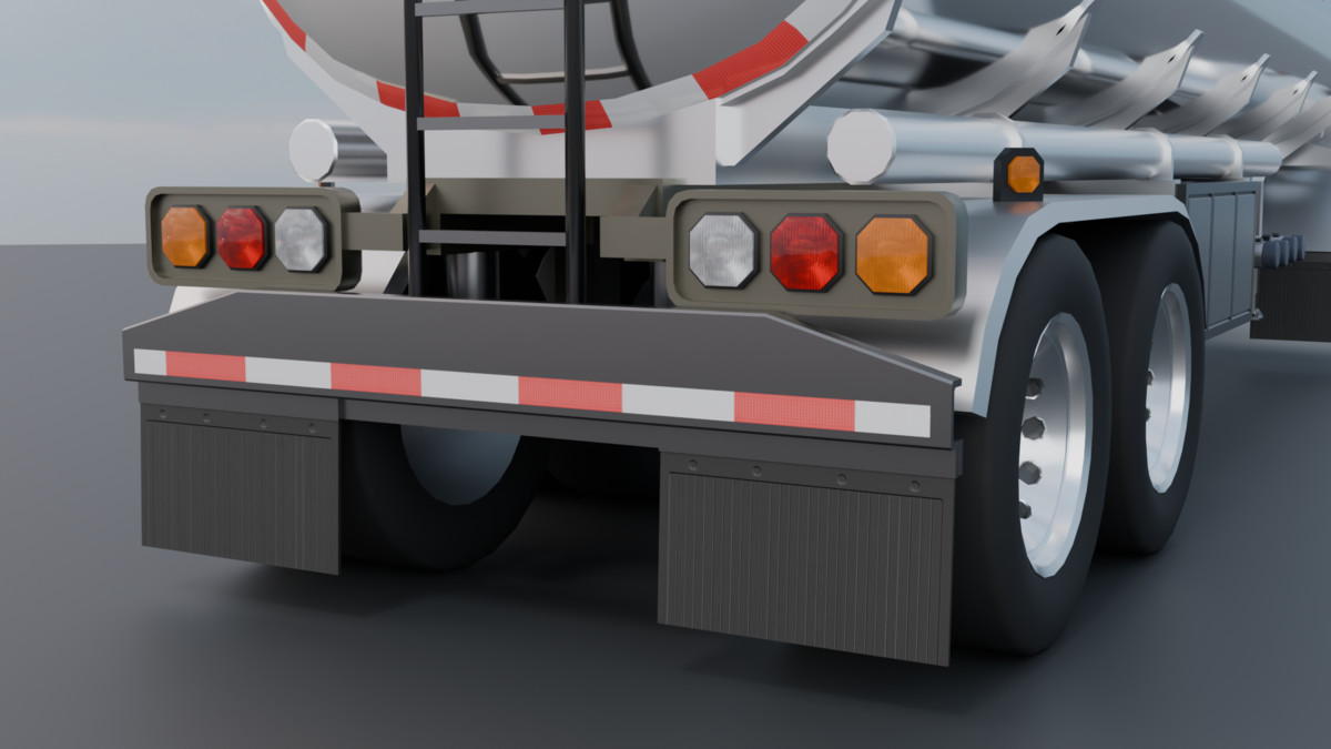 Realistic American Semi Truck + Tanker Trailer | 11 Truck + 8 Tanker Colors