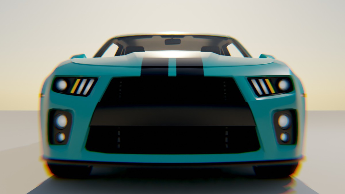 Realistic Sport Car 03