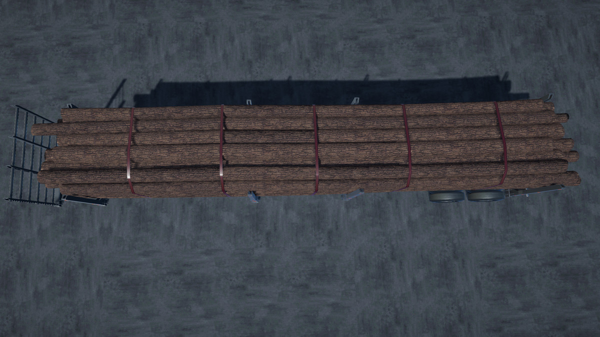 Cabover log truck