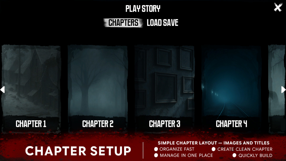 Horror UI Dark Theme GUI