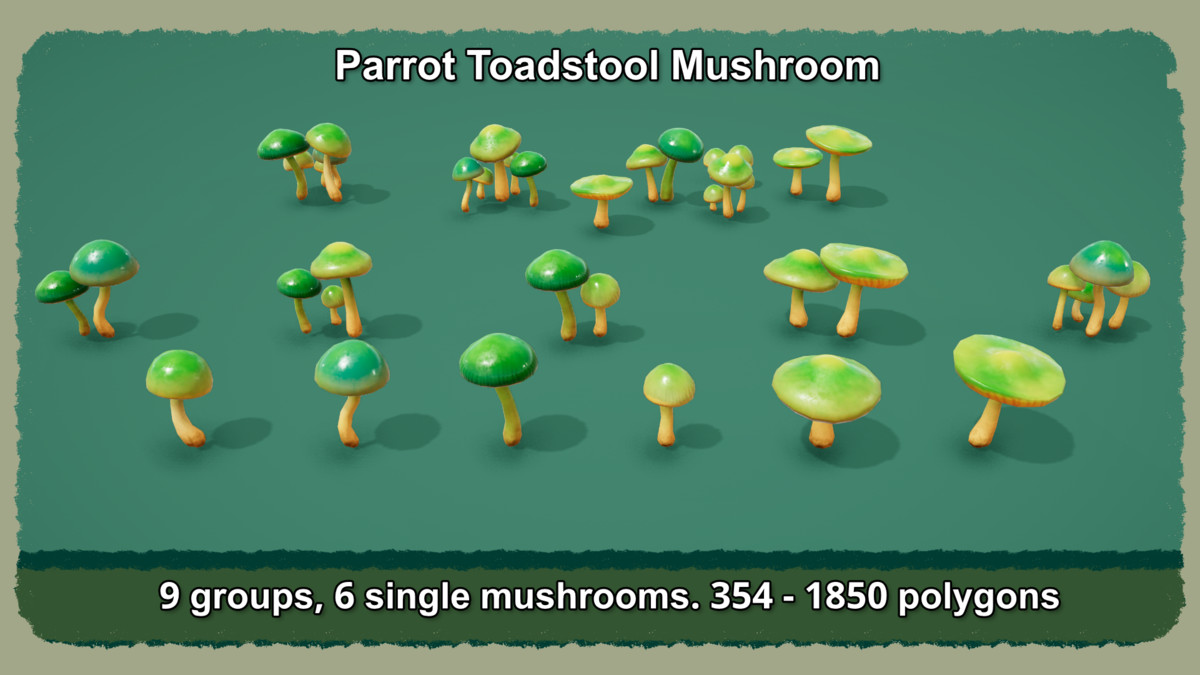 PIDI COSY: Stylized Mushrooms Vol 3