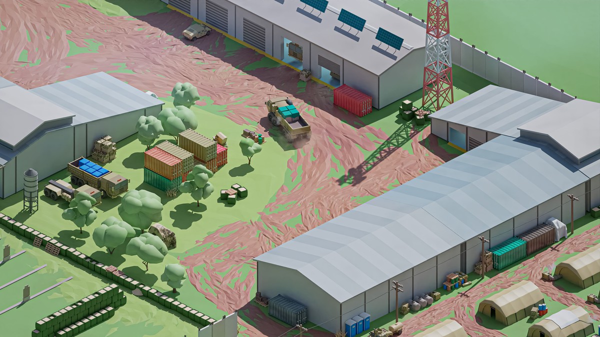 Military 2 - Low Poly 3D Models Pack