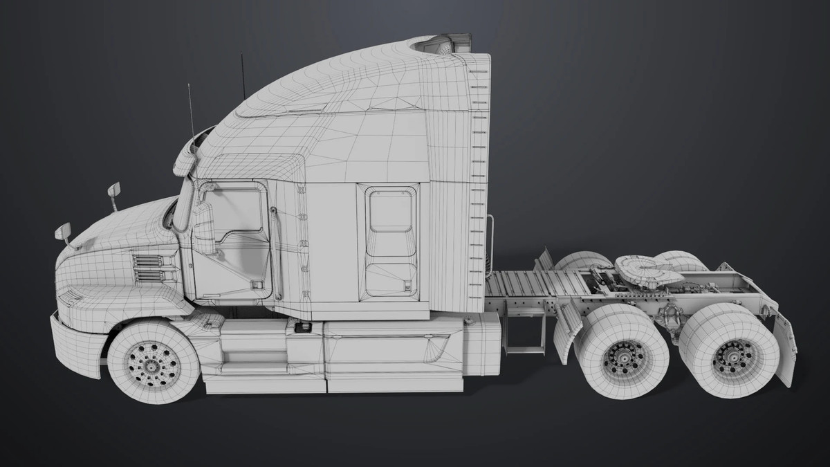 Heavy Truck 6 Chassis Collection URP HDRP Textures