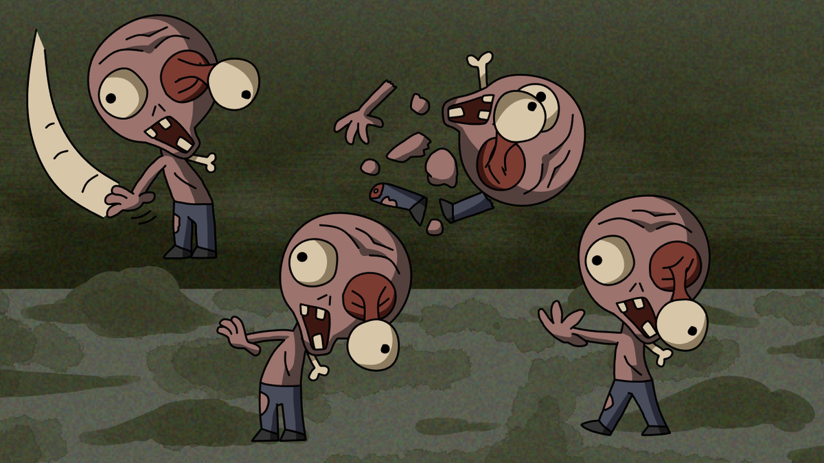 2D Hero and Zombies Pack