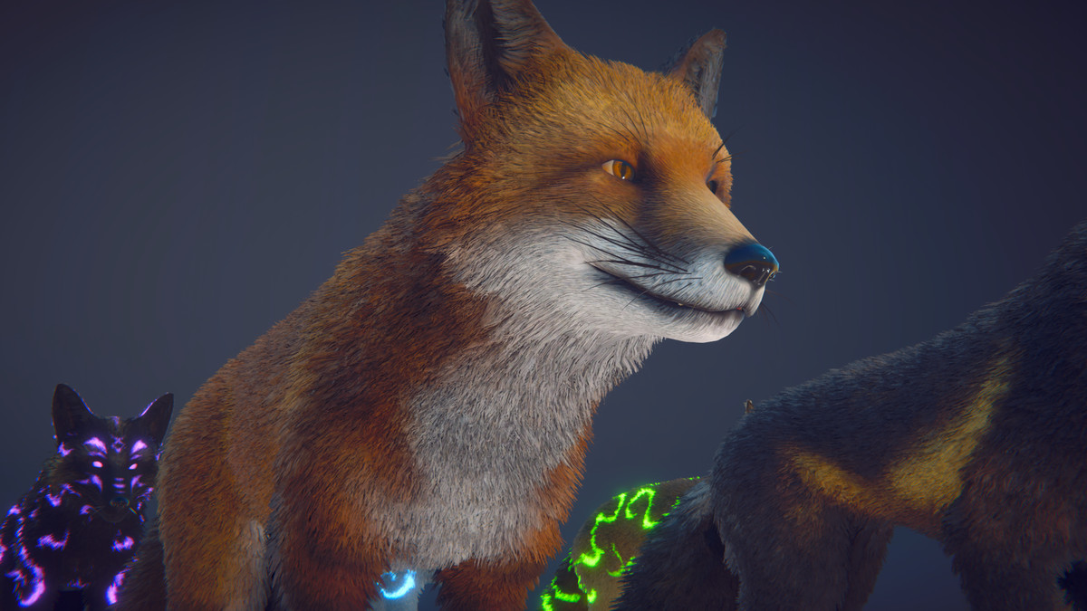 Realistic Fox