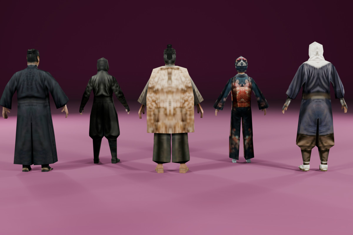 Low Poly Samurai Expansion Pack