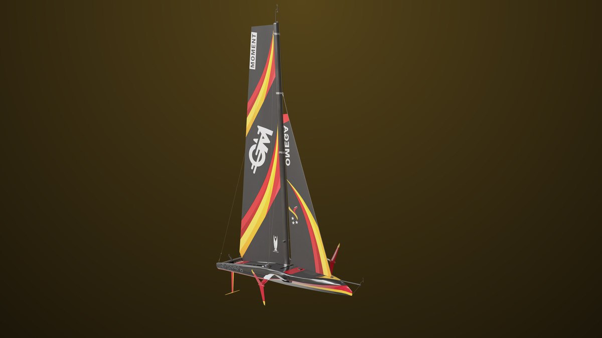 Yacht Hydrofoil Sailing Boats HDRP URP Textures