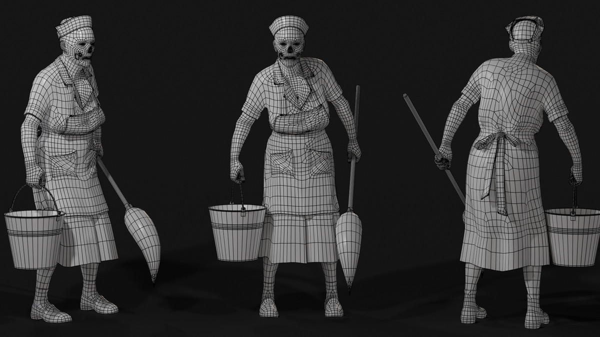 Hospital Janitor — Zombie Hospital Collection