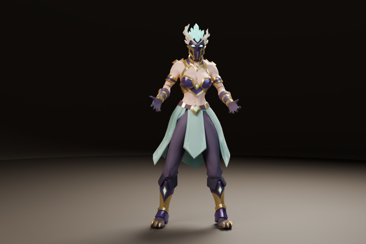 Stylized Modular Characters – Fantasy Mage Pack