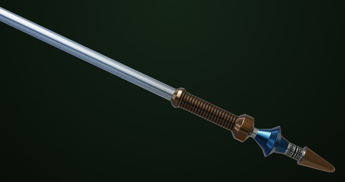 Fantasy Trident 06 URP HDRP Textures