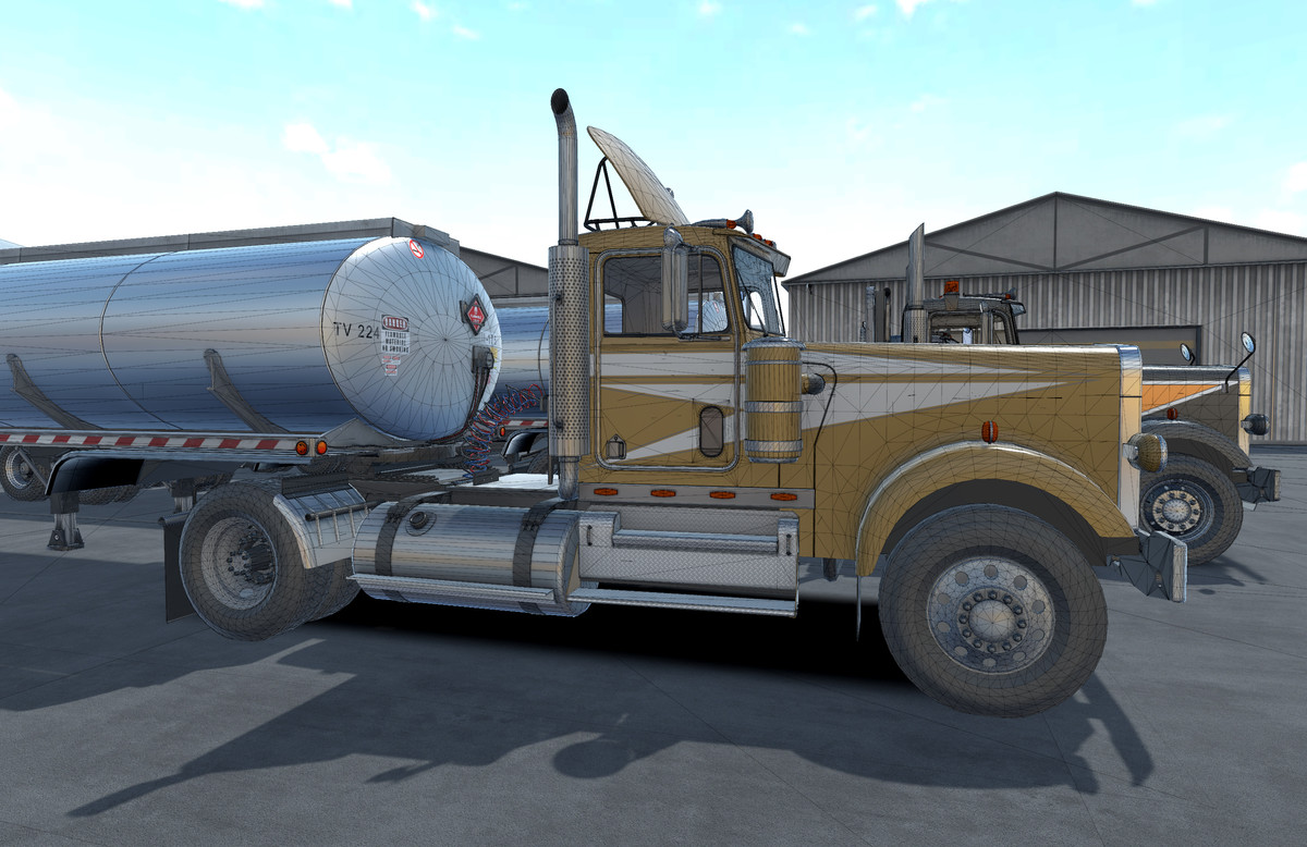 80s Semitruck Tanker