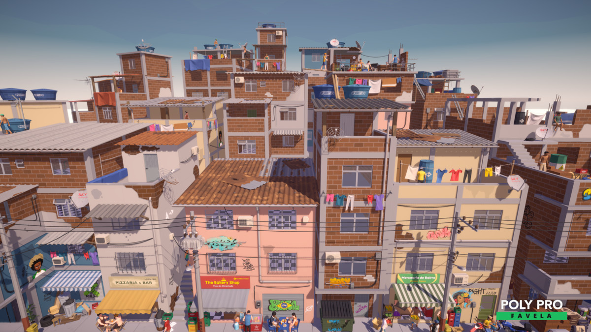 Poly Pro Favela - Low Poly Assets