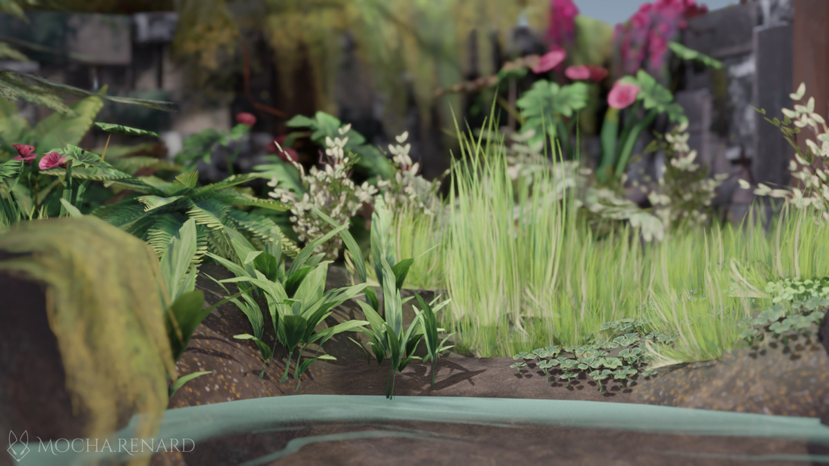 Renard Noir Hand-painted Foliage Pack