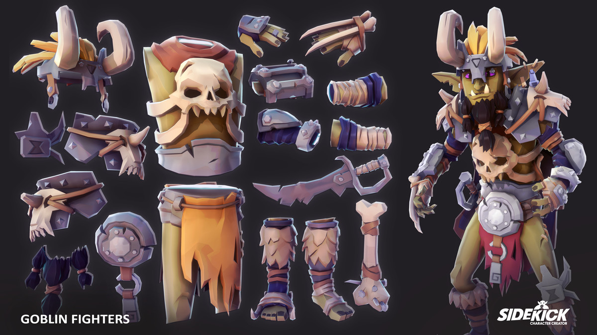 Goblin Fighters – Sidekick Modular Characters by Synty