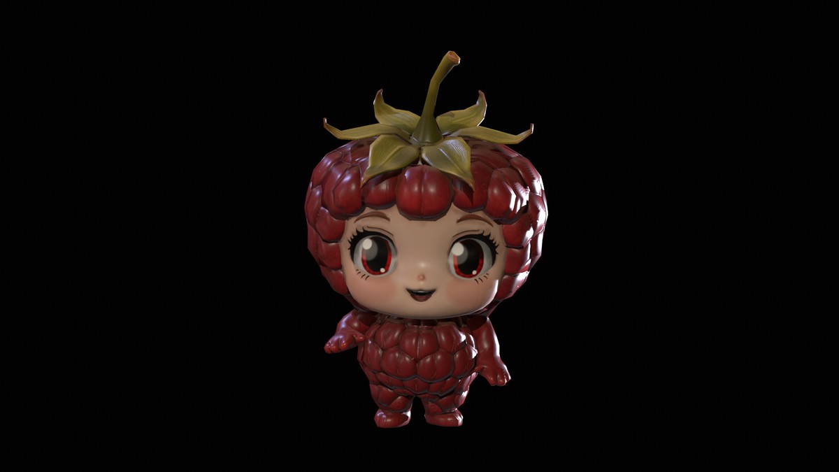 Chibi Fruit Rasberry