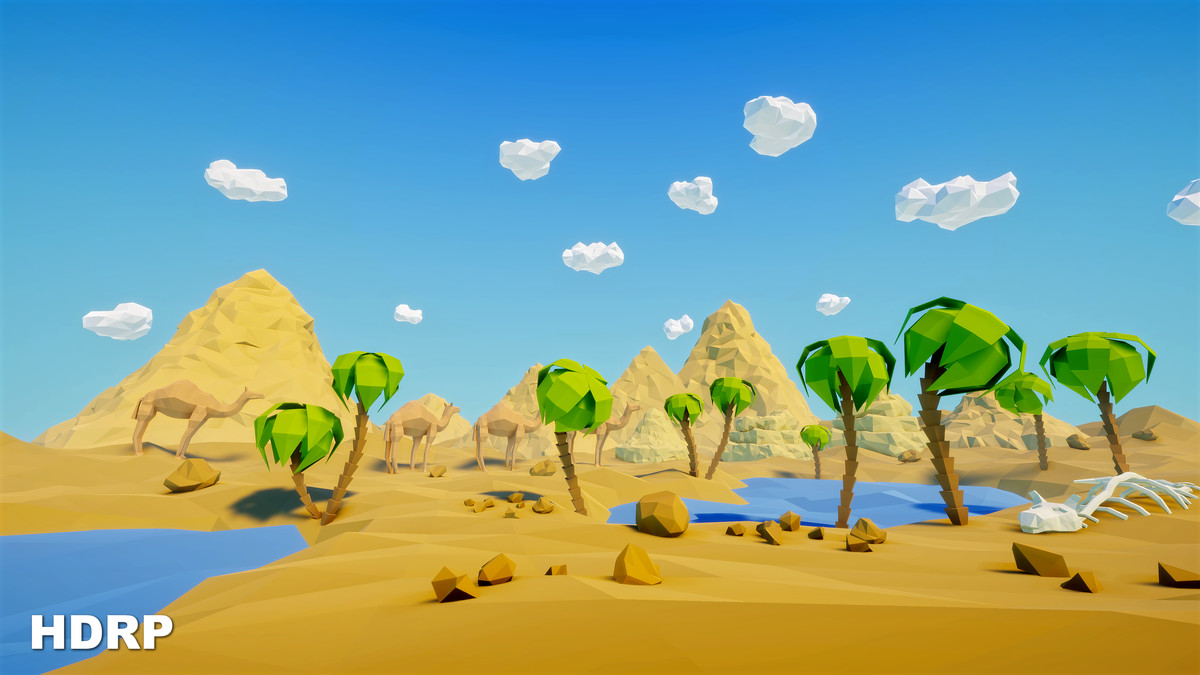 Low Poly Desert Egypts
