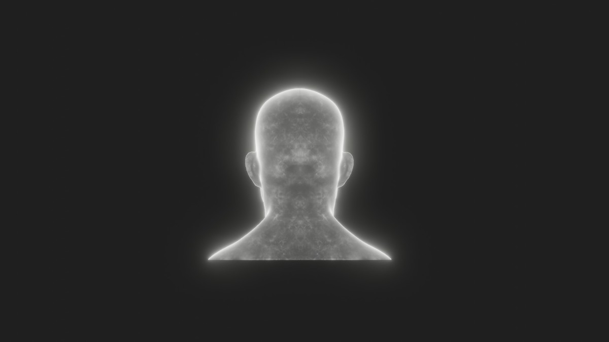 Ghostly Male Female Heads 3D Model Pack - Animated, Blend Shapes