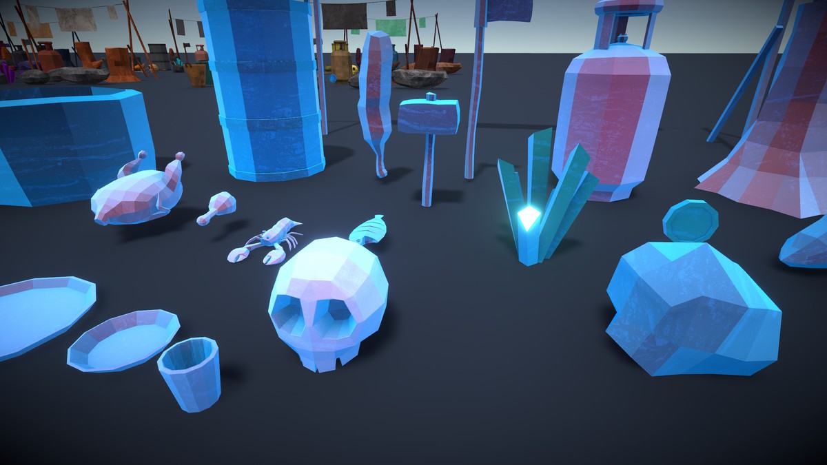 Frozen Poly Props (Lowpoly)