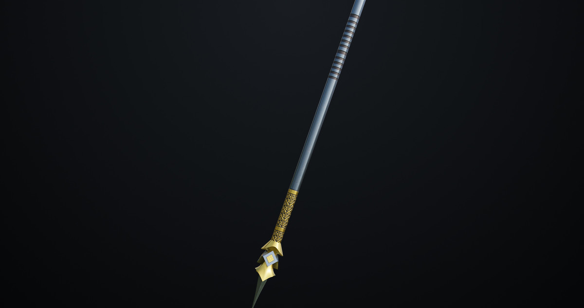 Fantasy Trident 02 URP HDRP Textures