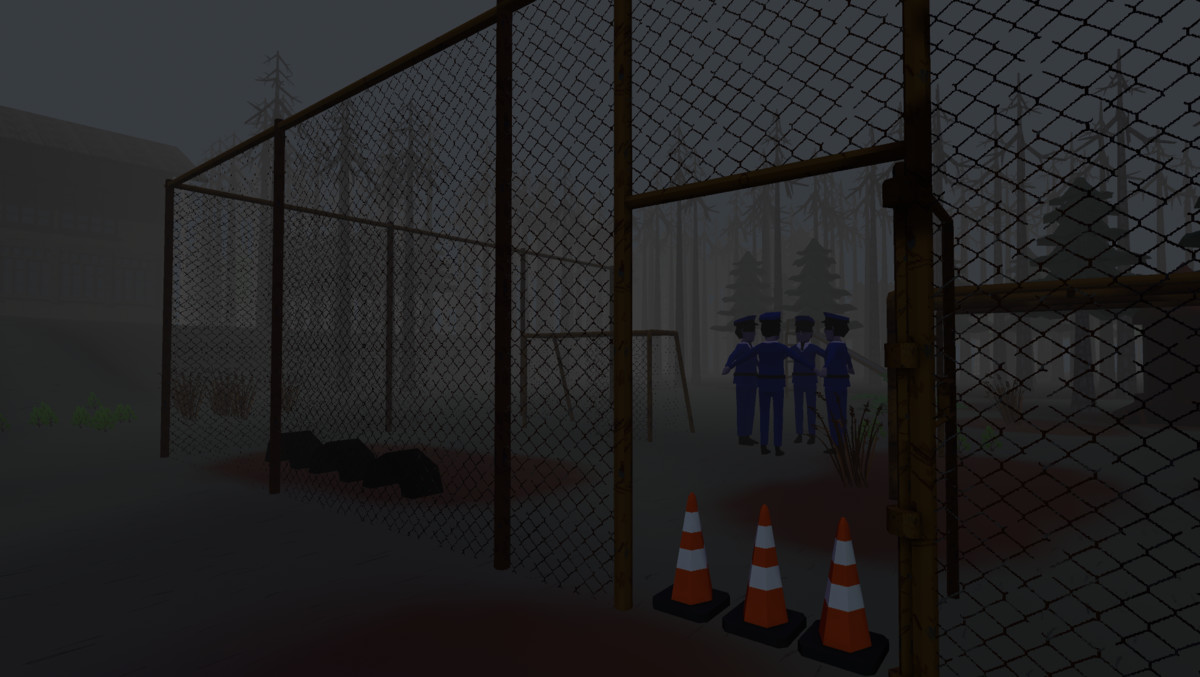 pixel horror abandoned rural school(Modular)