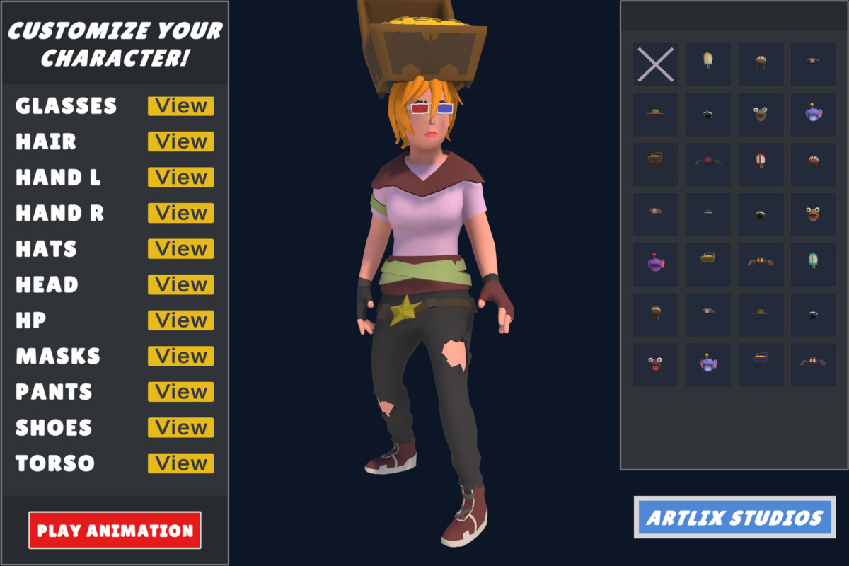 Customizable 3D Characters Ultimate Bundle