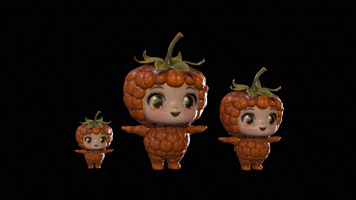 Chibi Fruit Rasberry