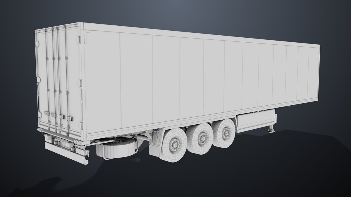 Refrigerator Trailer 05 URP HDRP Textures