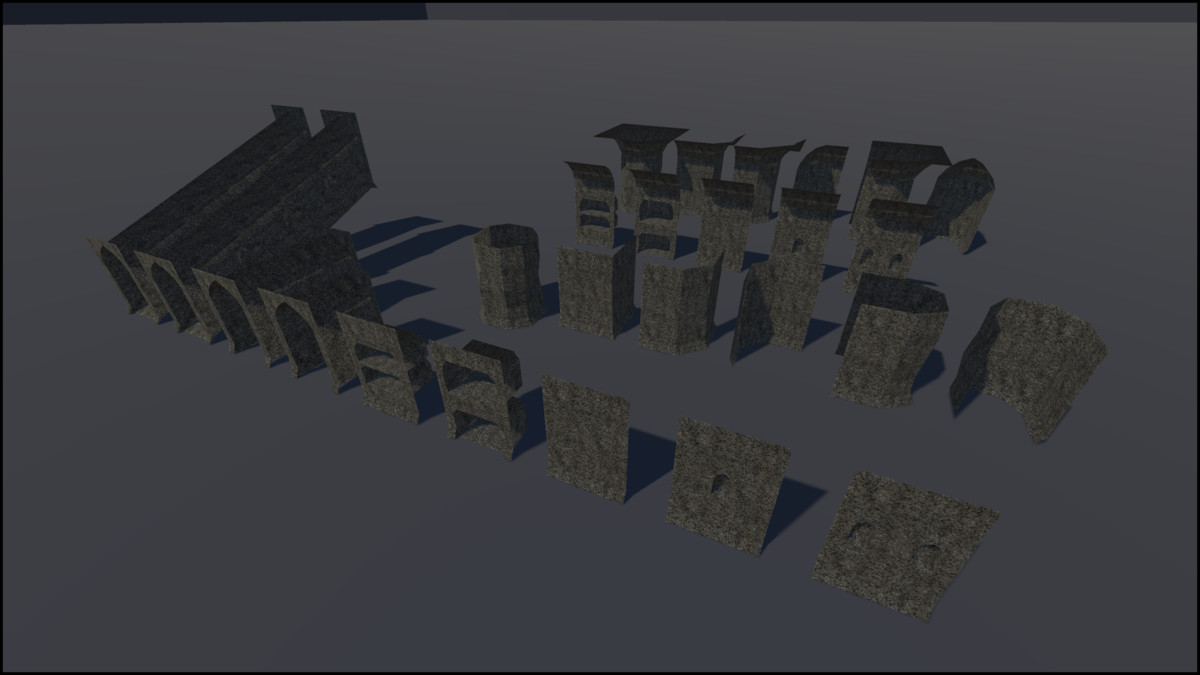 Catacombs - Retro Style Modular Environment Pack