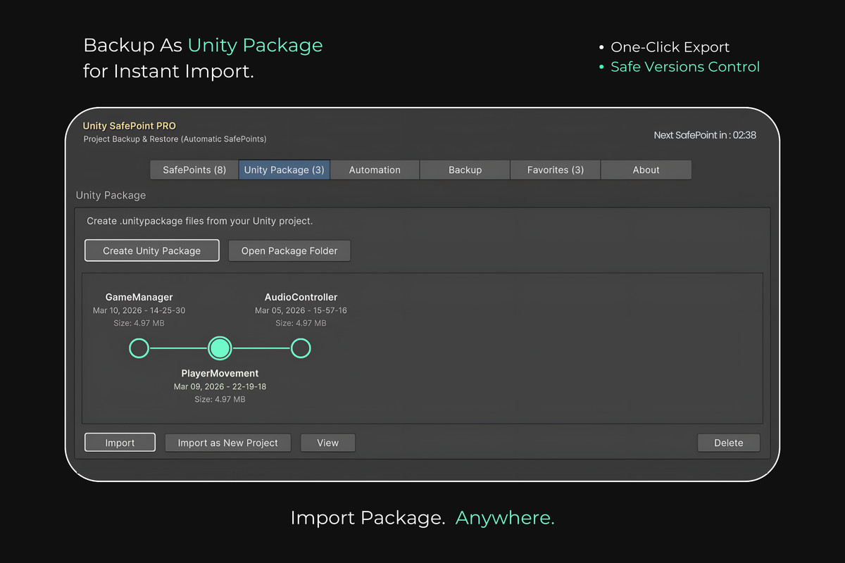 SafePoint PRO: Backup & Restore (Automatic Checkpoints)