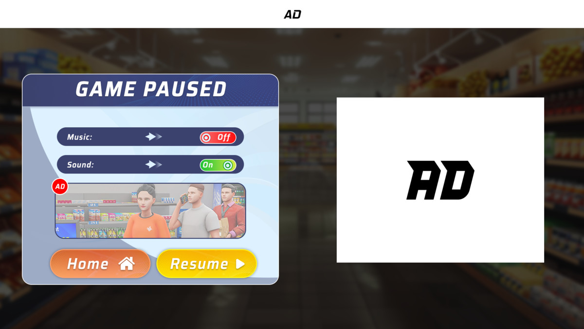 Supermarket & Mega Mall Simulator UI Kit – Complete Shop, POS & Inventory System