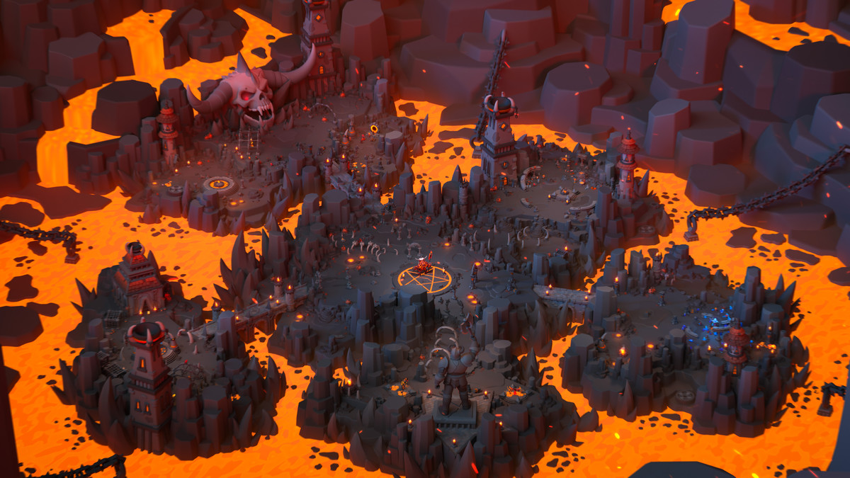 Inferno World - Low Poly 3D Models