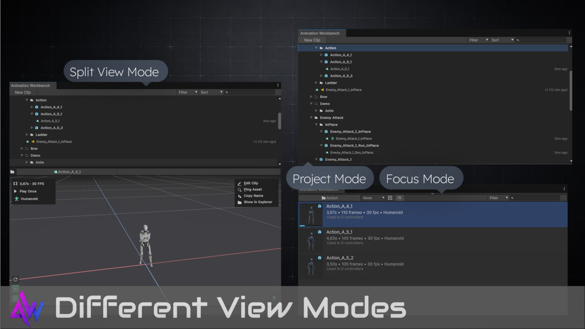 Animation Works – Edit, Organize & Preview Animations