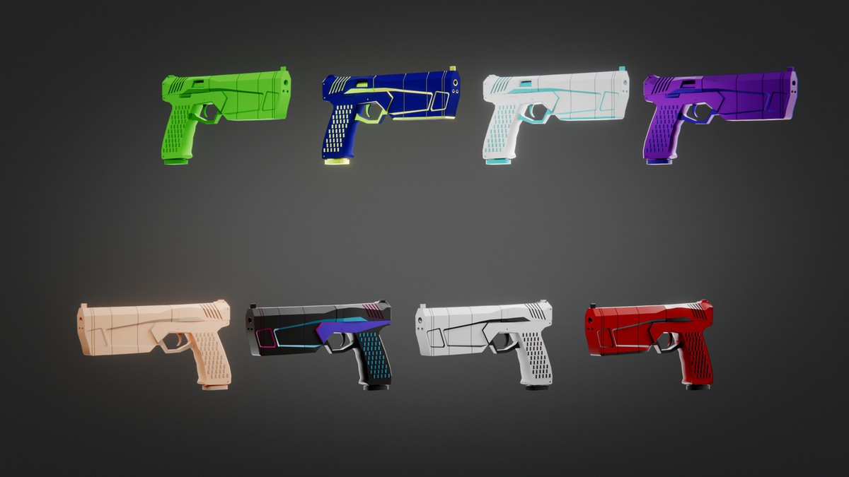Weapon Color Skins Pack — 230 Variations