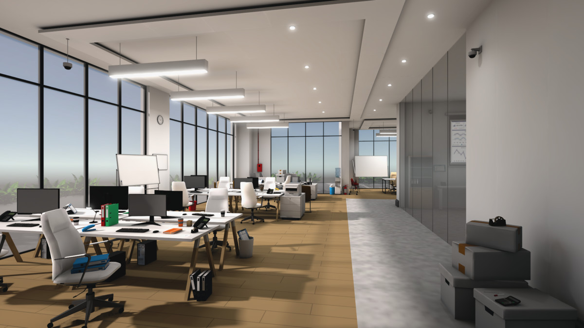 Office Interior Props Low Poly Asset Pack