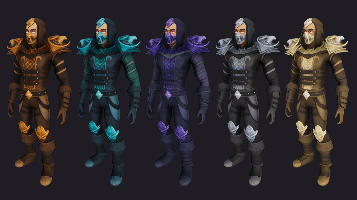 Character & Armor Bundle for Stylized Fantasy RPG