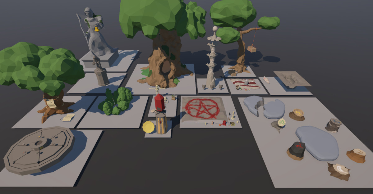 Points of Interest - Low Poly Model Pack