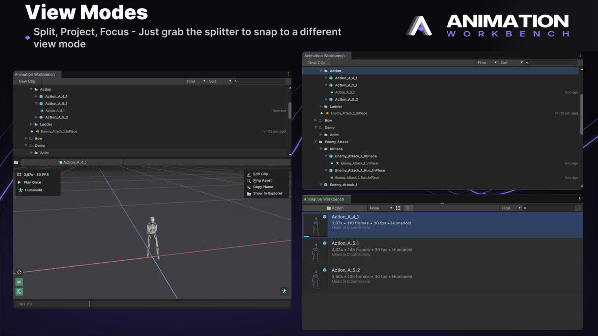 Animation Workbench Pro - Edit, Pose & Preview Animations