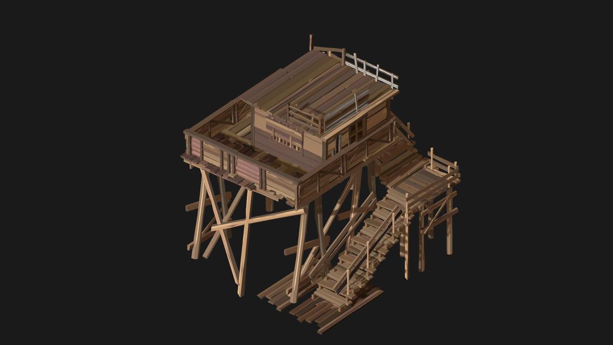 Low Poly Swamp Village – ModulaCraft PRO
