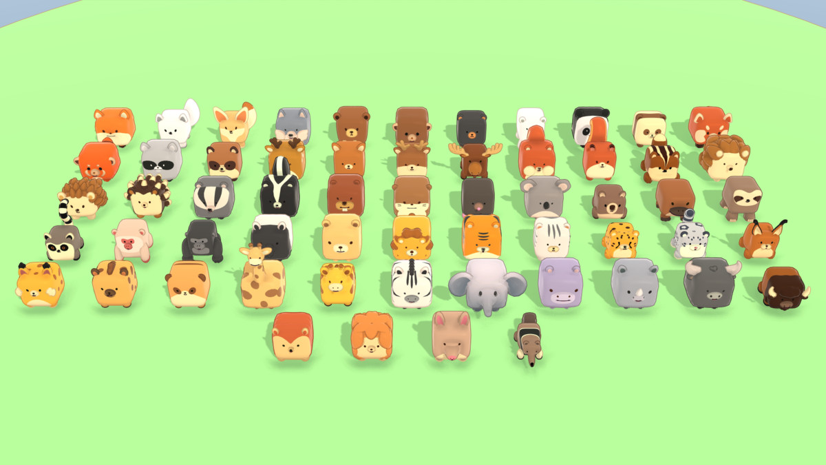 Round & Cube Animals - Wild & Forest