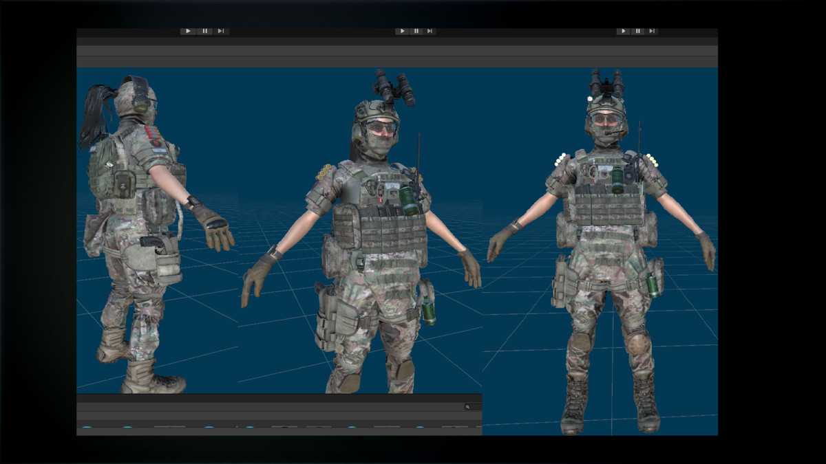 Female AAA MILITARY